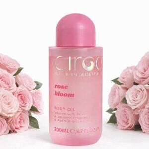Ciroa Australia Rose Bloom Body Oil 6.7 oz Made In Australia Brand New